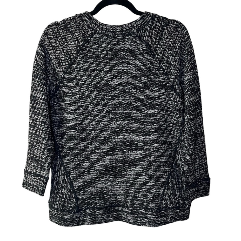 Habitat crew neck knit sweater black white gray knit XS - Picture 3 of 11
